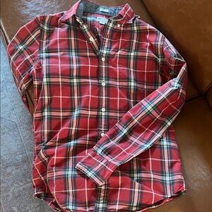 J. Crew Plaid Men’s Button-Up Shirt
